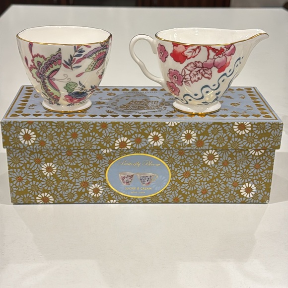 Wedgewood Butterfly Bloom Sugar & Cream Set